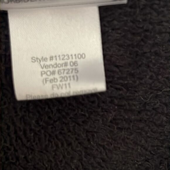 Pearl Izumi Jersey Warm Sweater Knit Black Fleece Lined Cycle Full Zip Jacket L - Picture 10 of 12